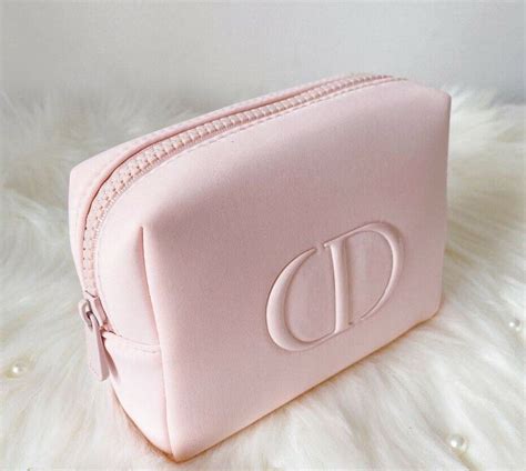 dior pink toiletry bag|dior make up pouch.